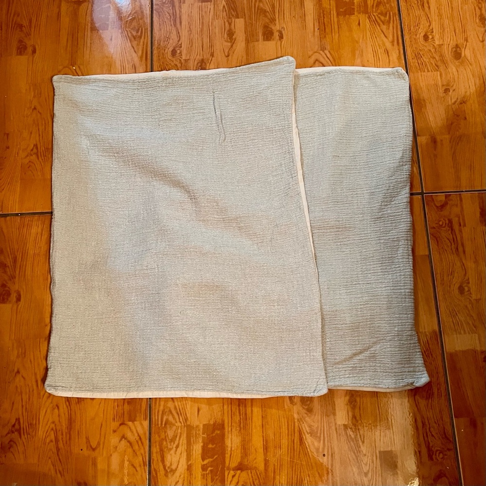 ⭐️Pottery Barn Cotton pillow Shams in Cream